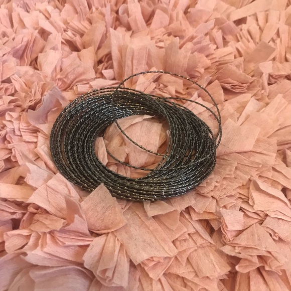 Silver Bangle Bracelet. Costume Jewelry Accessory. - Picture 2 of 2